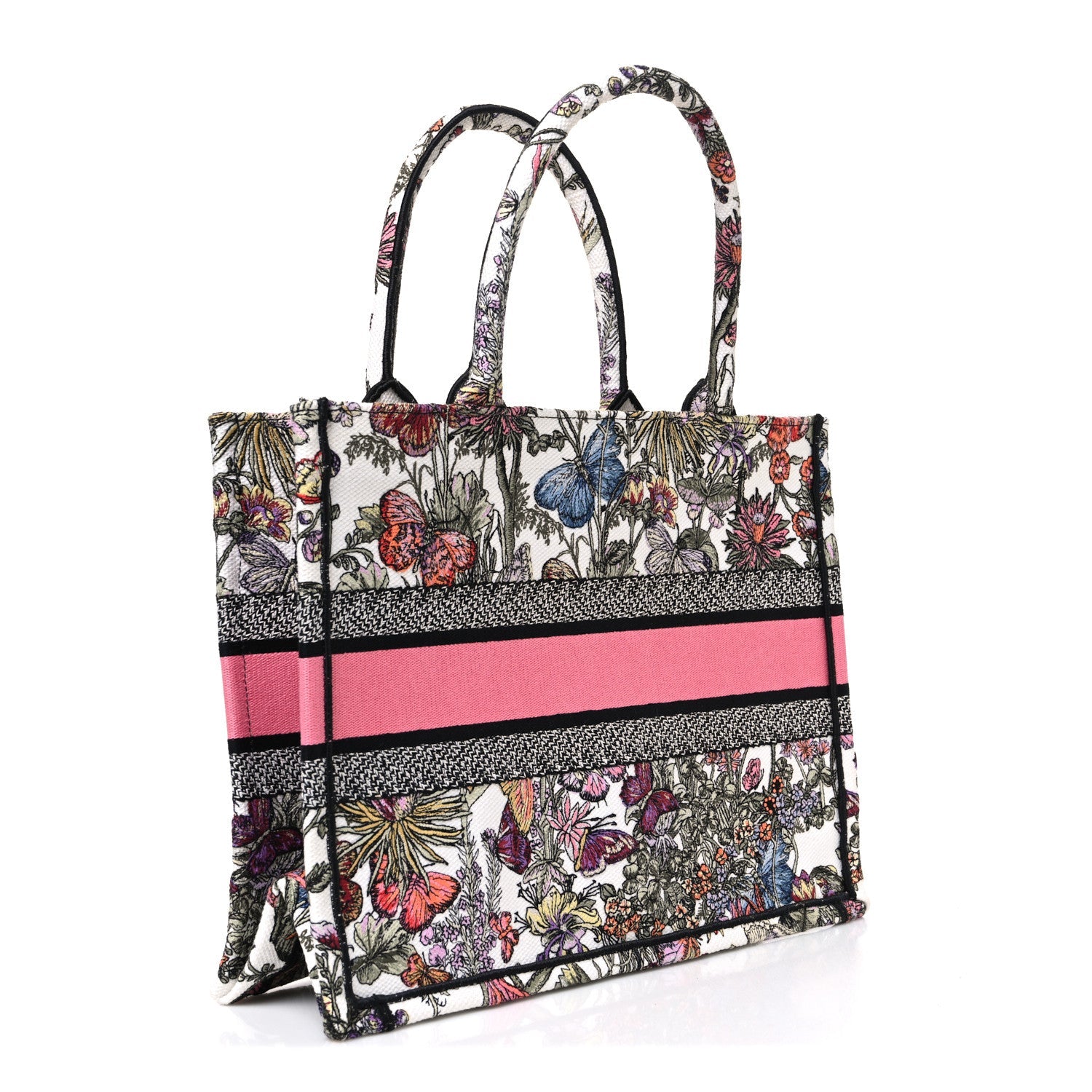 Canvas Embroidered Medium Mexico Millefiori Book Tote White Multicolor £¨ Direct shipment via from wholesalehk.shop
