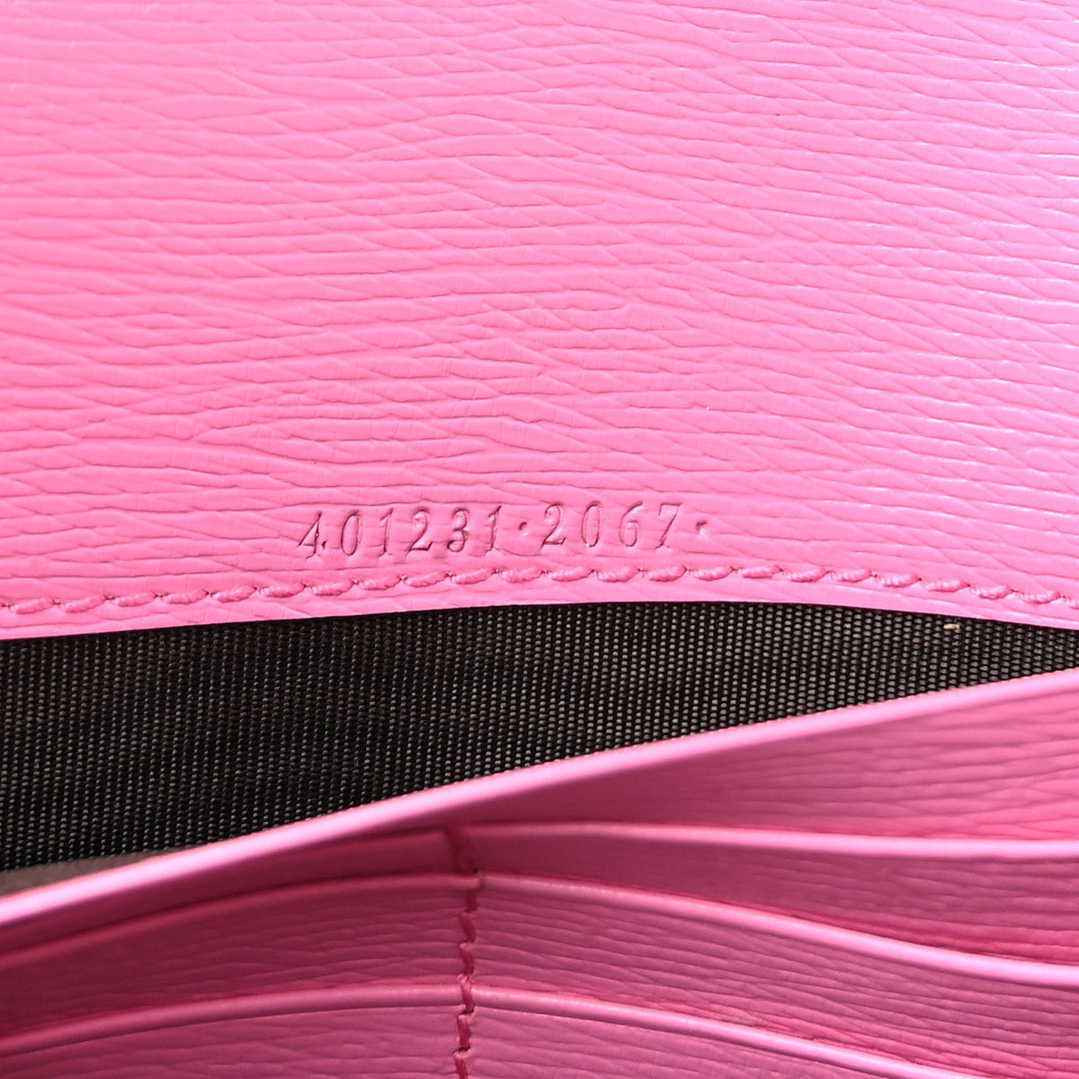 Calfskin Floral Print Mini Dionysus Chain Wallet Ivory Pink wholesalehk.shop