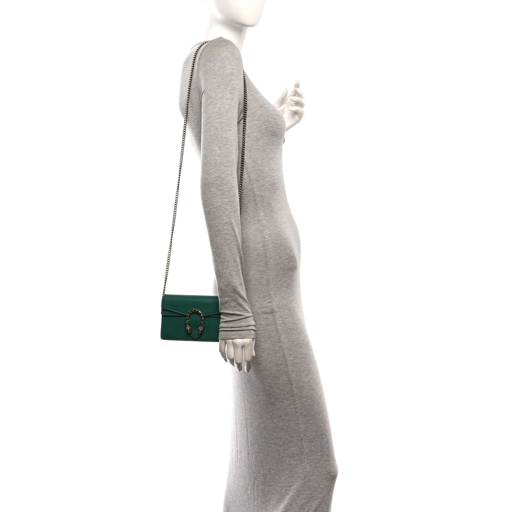 Calfskin Super Mini Dionysus Shoulder Bag Emerald wholesalehk.shop