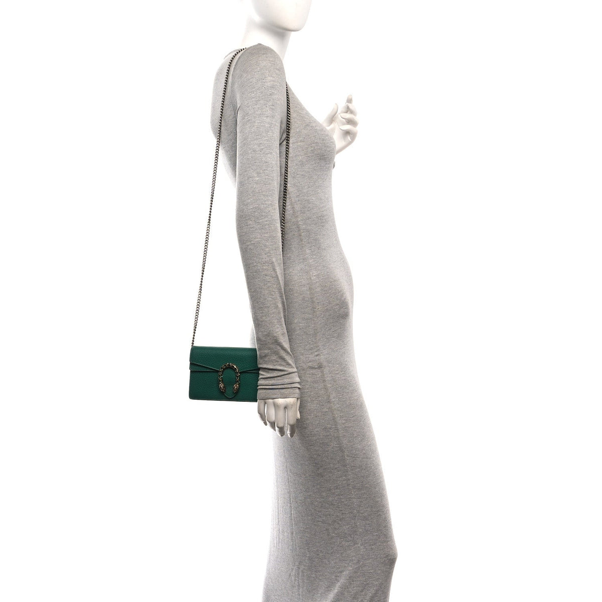 Calfskin Super Mini Dionysus Shoulder Bag Emerald wholesalehk.shop