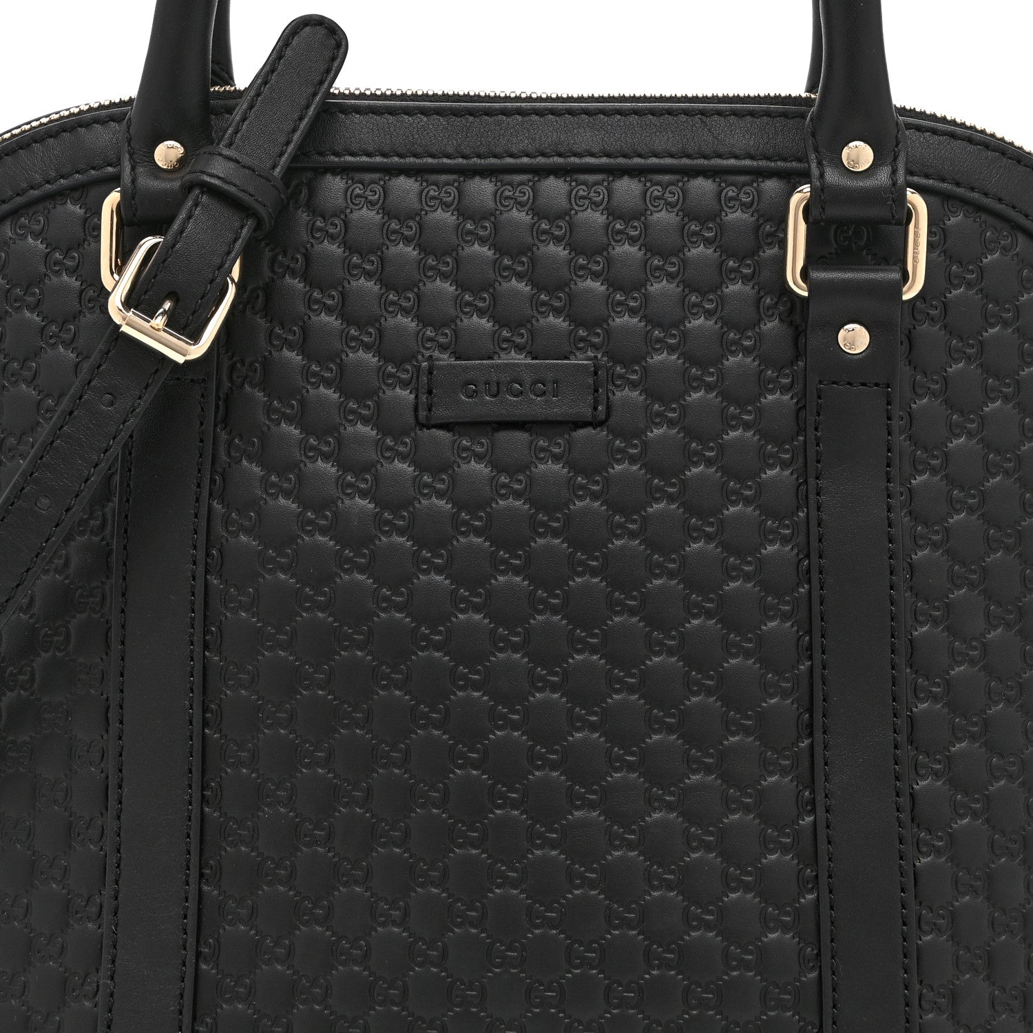 Microguccissima Medium Dome Bag Black £¨ Direct shipment via from wholesalehk.shop