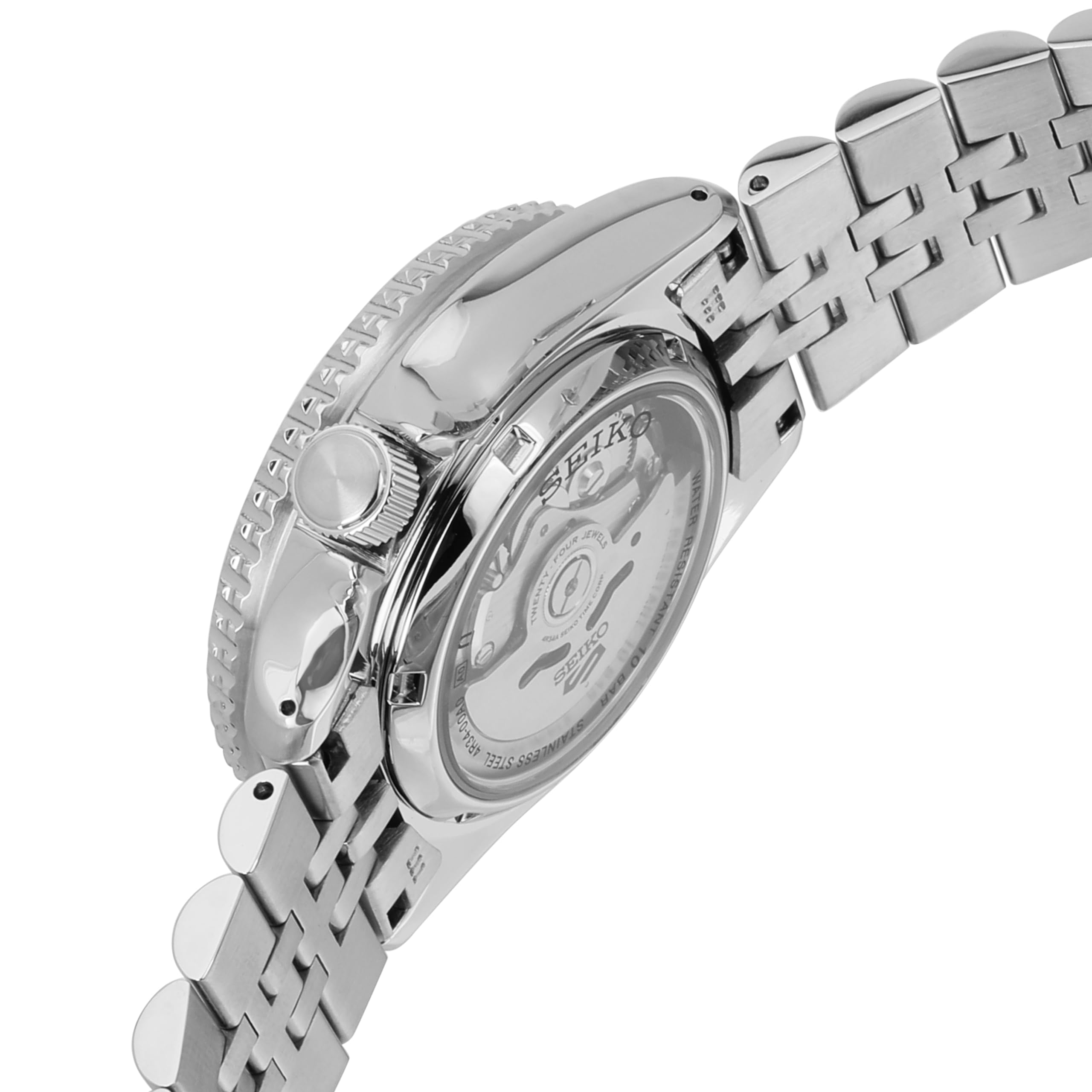 Seiko 5 Sports GMT SKX Automatic Blueberry Dial Silver Steel Strap Watch For Men - SSK003K1 wholesalehk.shop