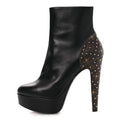 Soft Calfskin Monogram Afterglow Platform Ankle Boots 38.5 Black £¨ Direct shipment via from wholesalehk.shop