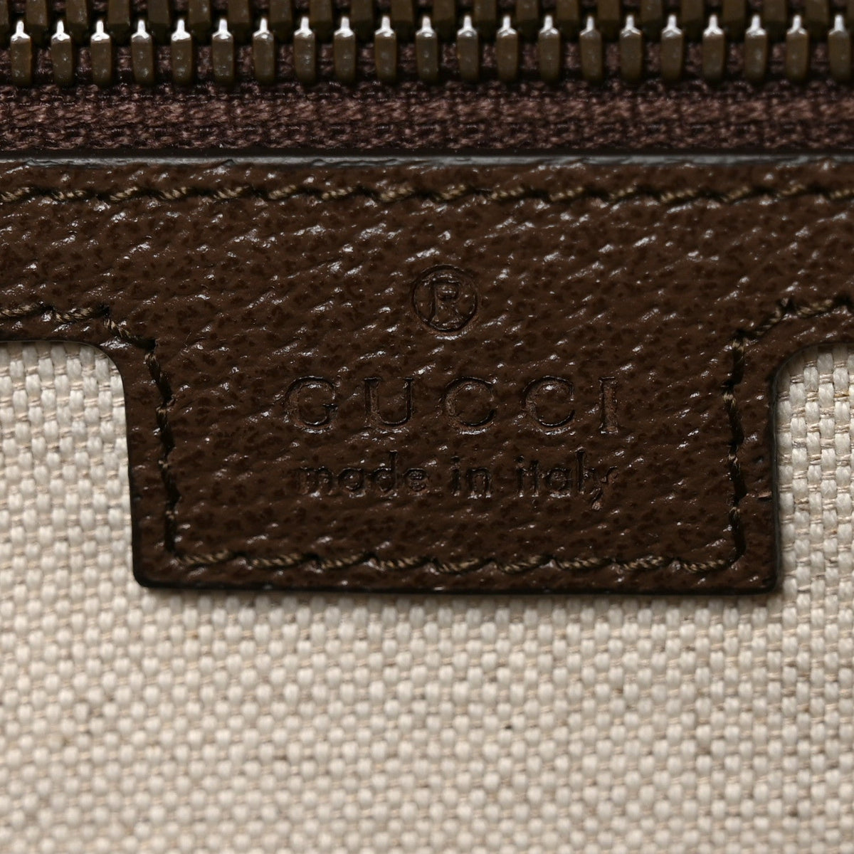 GG Supreme Monogram Textured Dollar Calfskin Web Large Ophidia Tote Bag Beige Ebony wholesalehk.shop