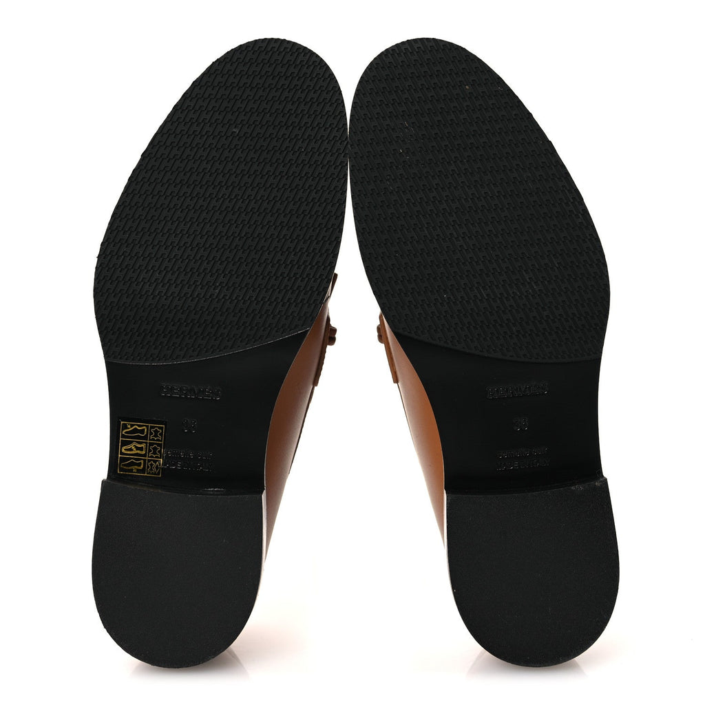 Calfskin Womens Impact Loafers 36 Naturel wholesalehk.shop