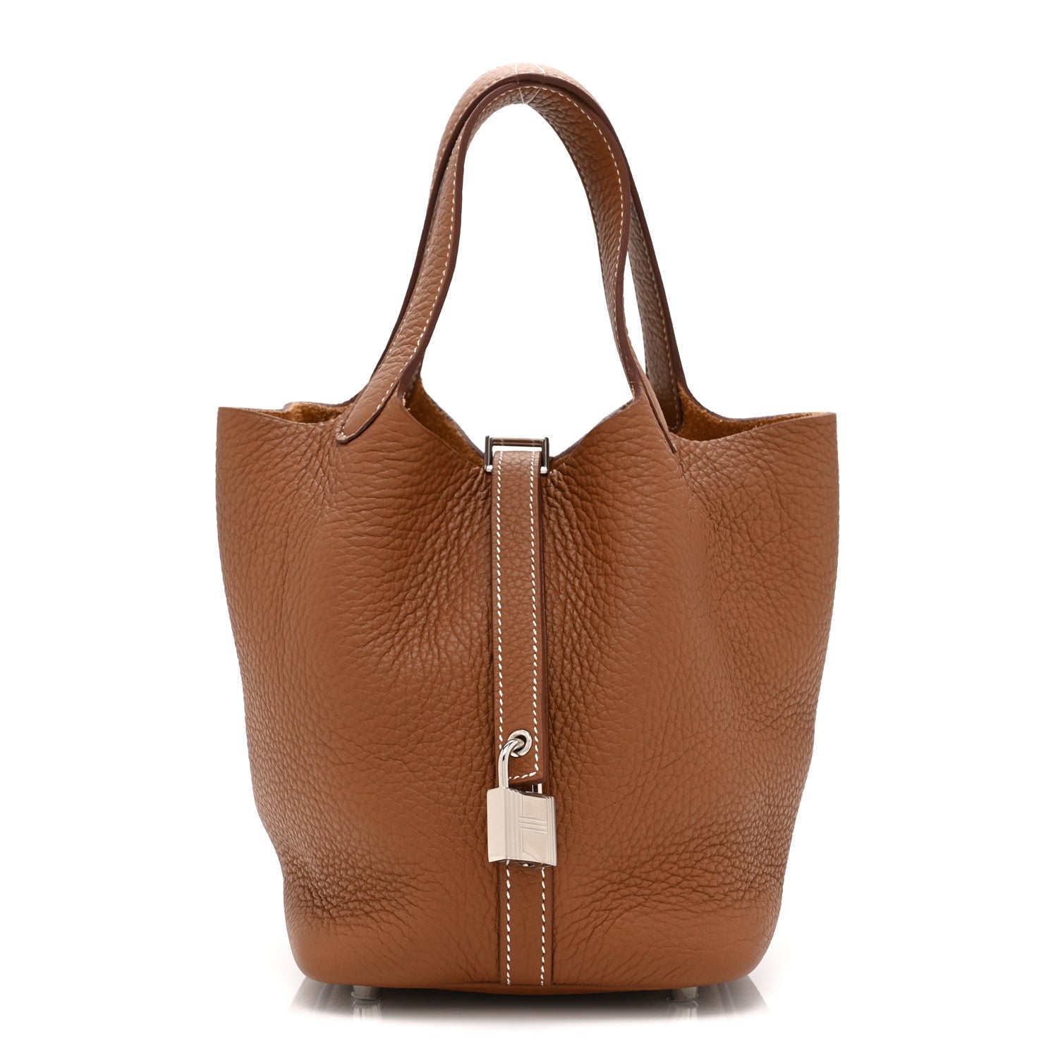 Taurillon Clemence Picotin Lock 18 PM Gold £¨ Direct shipment via from wholesalehk.shop