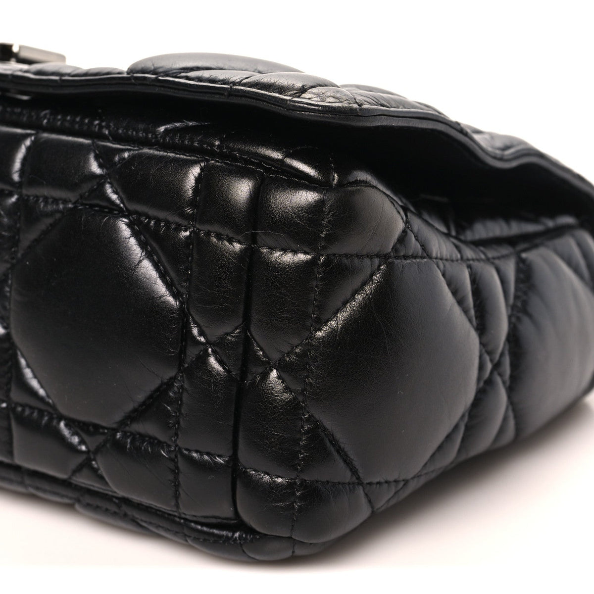 Calfskin Macrocannage Medium Caro Bag Black wholesalehk.shop