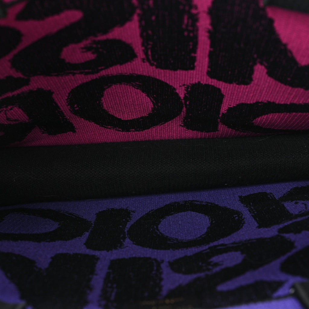 Canvas Embroidered Large Miss Dior Graffiti Book Tote Fuchsia Purple £¨ Direct shipment via from wholesalehk.shop