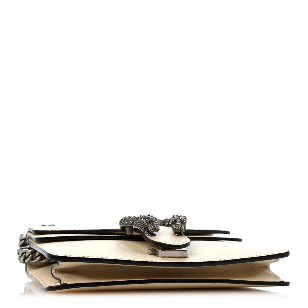 Textured Calfskin Crystal Mini Dionysus Shoulder Bag Mystic White wholesalehk.shop