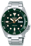 Seiko 5 Sports Automatic Analog Green Dial Silver Steel Strap Watch For Men - SRPD63K1 wholesalehk.shop