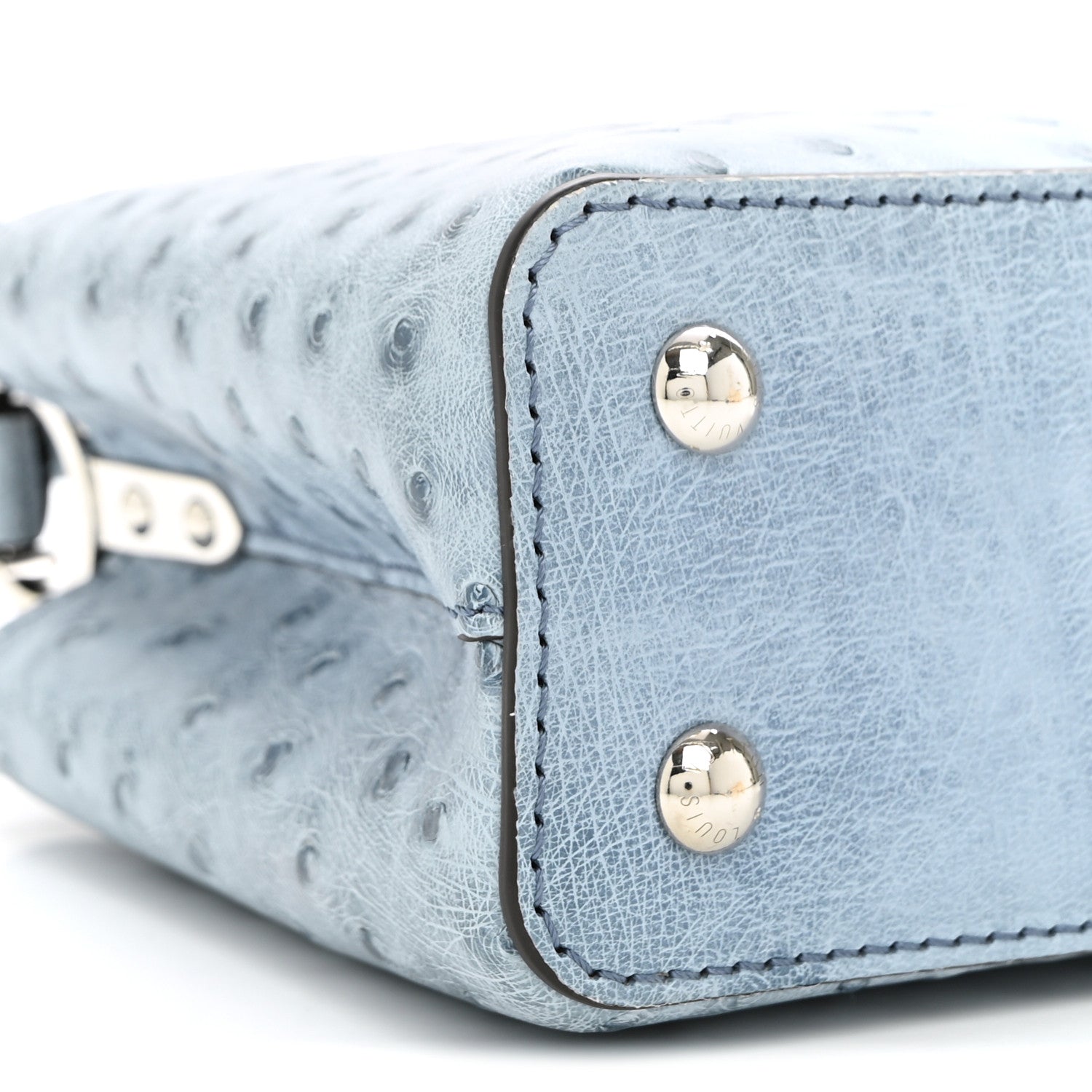 Ostrich Capucines Mini Blue Denim £¨ Direct shipment via from wholesalehk.shop