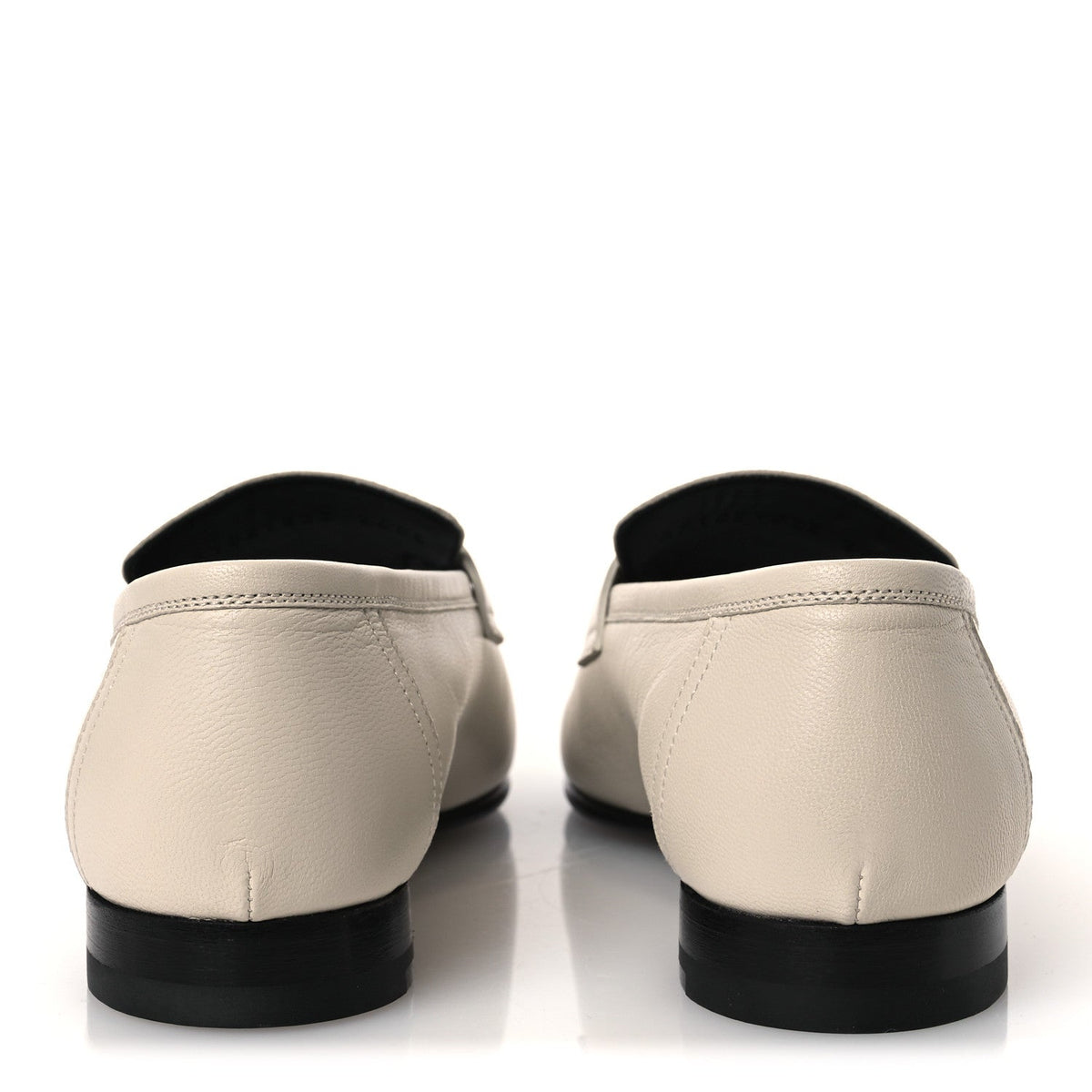 Goatskin Womens Paris Loafers 37.5 Beige Glaise wholesalehk.shop