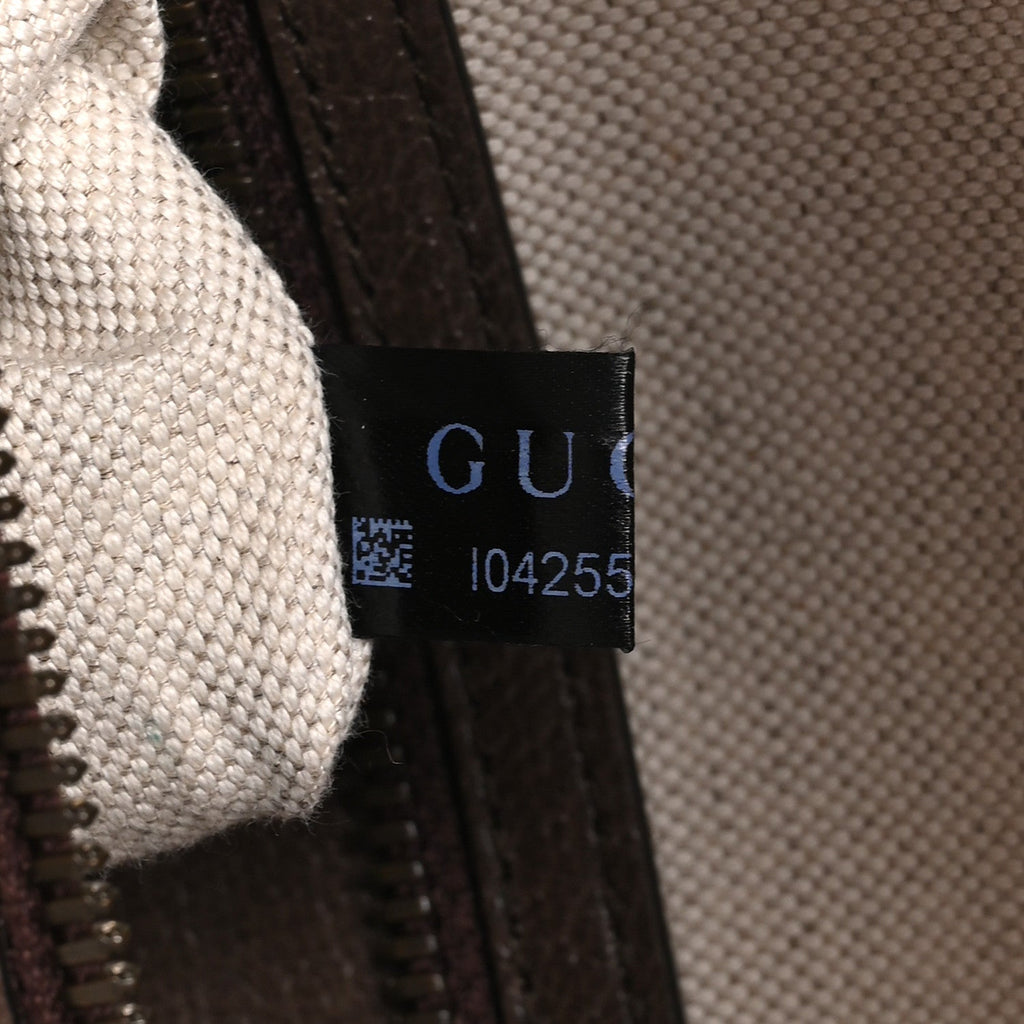 GG Supreme Monogram Textured Dollar Calfskin Web Small Ophidia Day Backpack Beige Ebony Fluorescent Fuchsia wholesalehk.shop