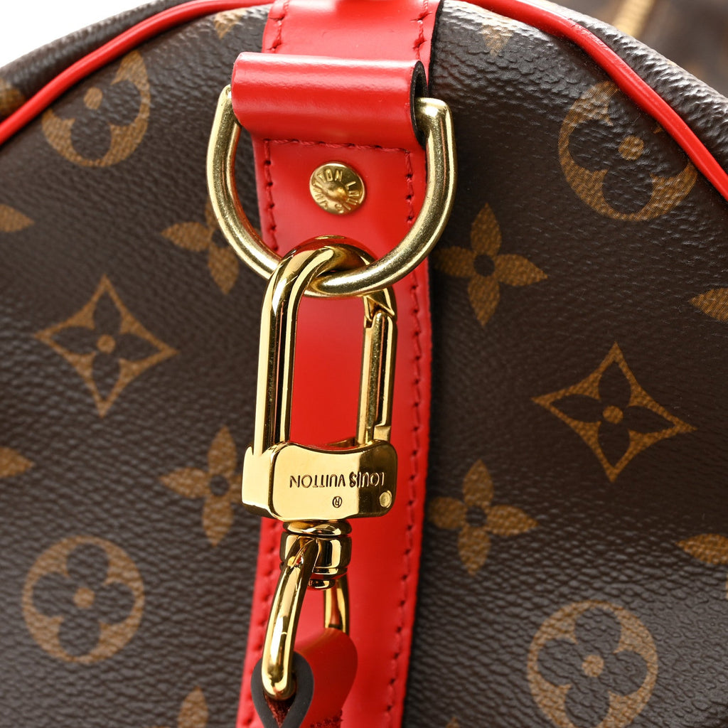Calfskin Monogram Keepall Bandouliere 50 Coquelicot wholesalehk.shop