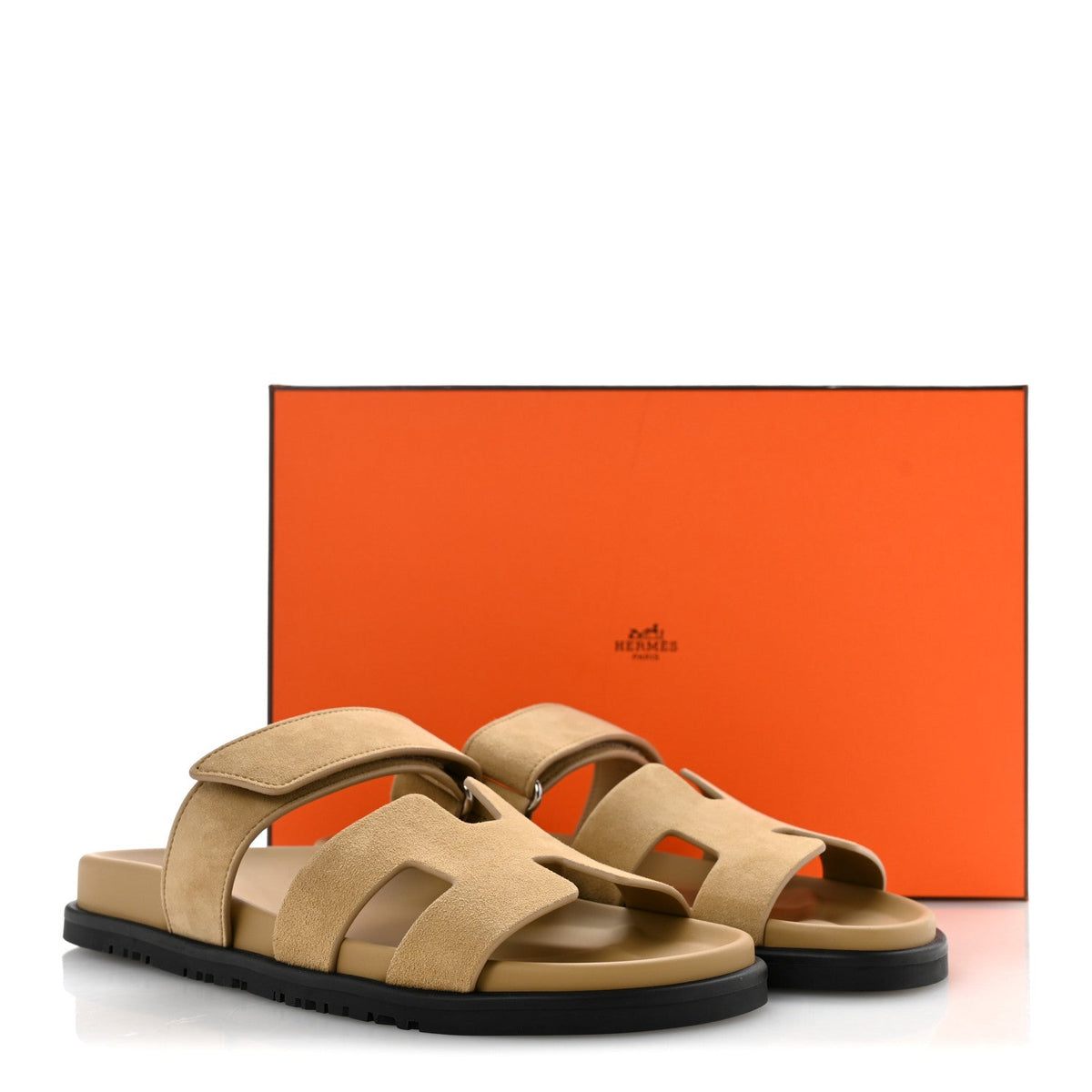 Suede Goatskin Womens Chypre Sandals 38 Beige Sable wholesalehk.shop