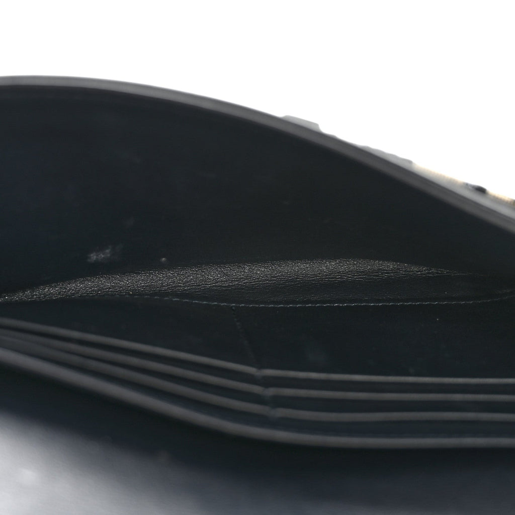Oblique Saddle Chain Long Wallet Blue wholesalehk.shop