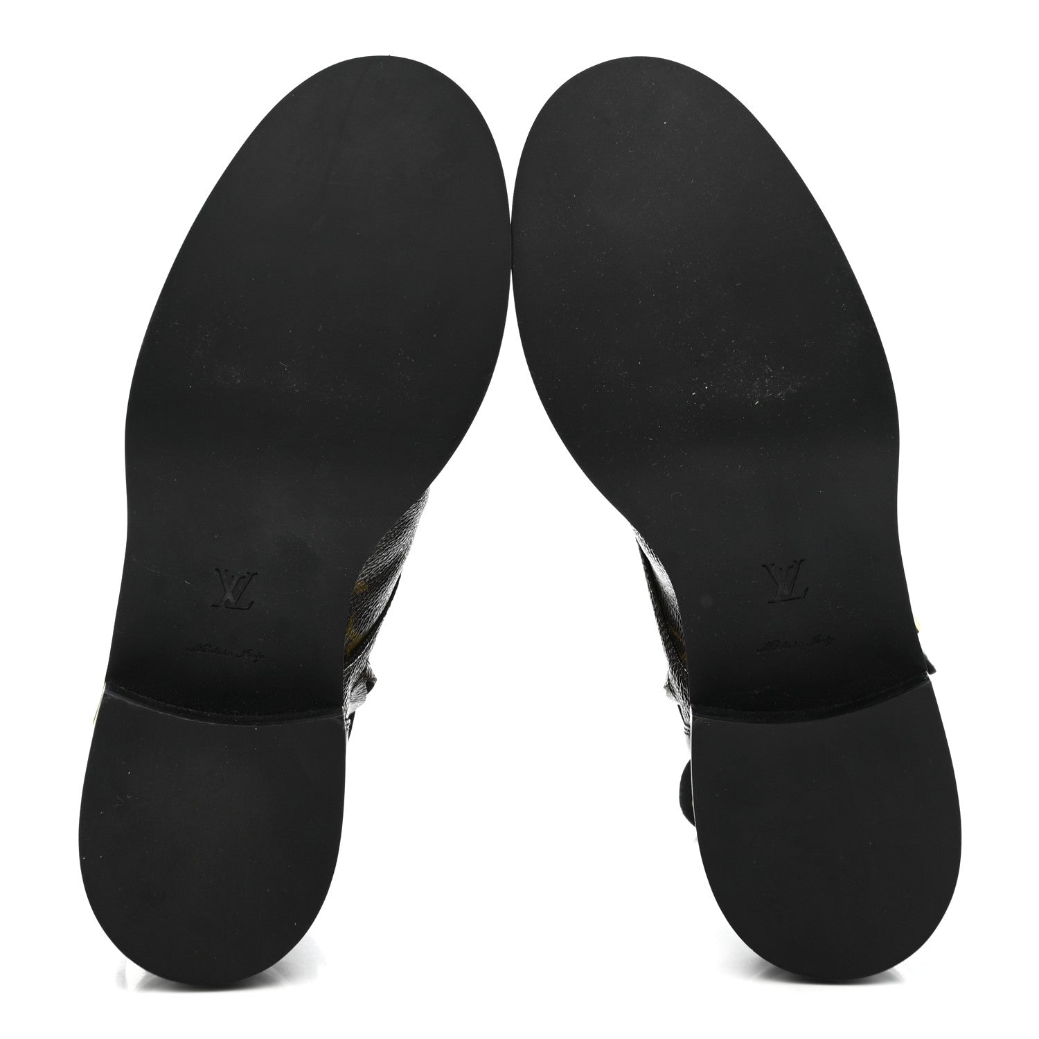 Calfskin Monogram Wonderland Flat Ranger Boots 39 Black £¨ Direct shipment via from wholesalehk.shop