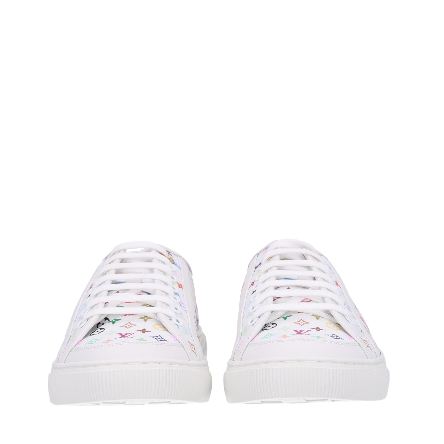 LV X TM Calfskin Monogram Multicolor Lagoon Sneakers 40 White £¨ Direct shipment via from wholesalehk.shop