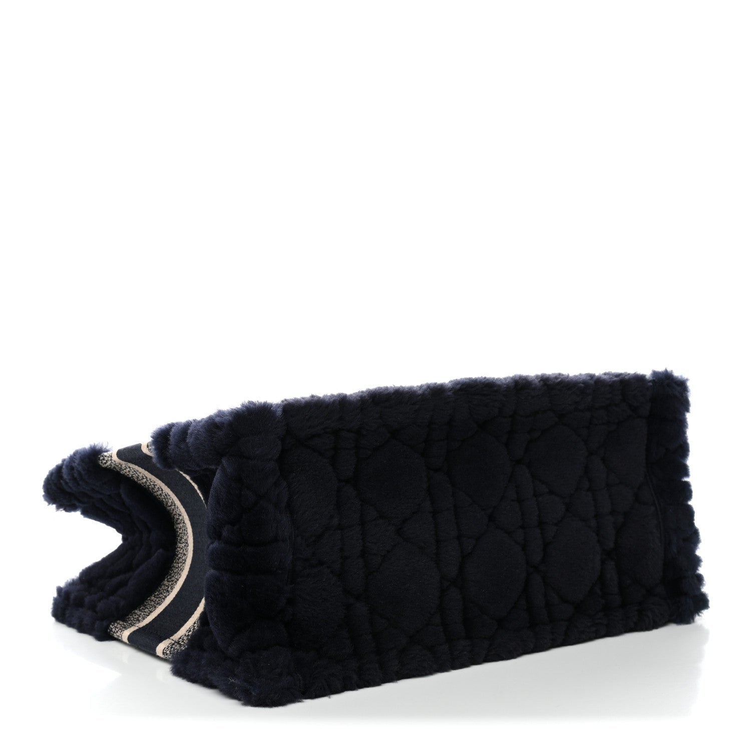 Shearling Cannage Medium Book Tote Deep Blue Natural £¨ Direct shipment via from wholesalehk.shop