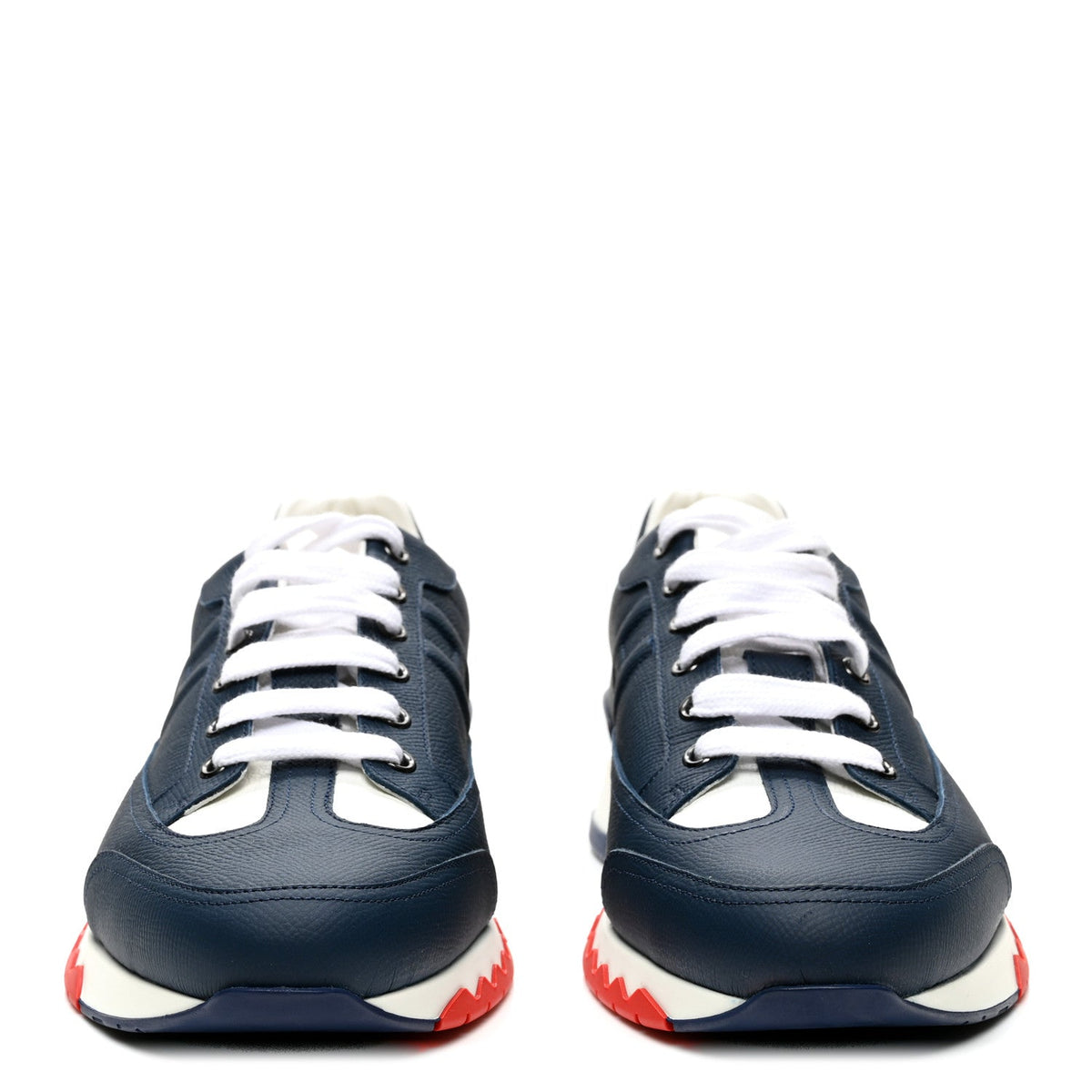 Epsom Calfskin Mens Trail Sneakers 42 Indigo White wholesalehk.shop