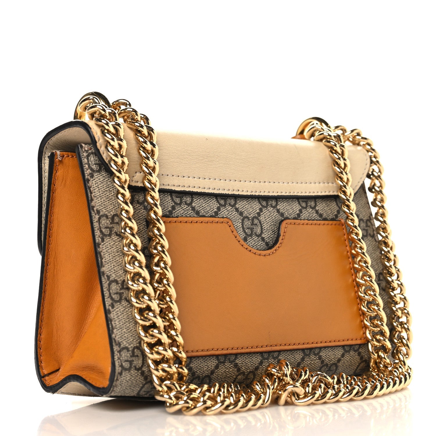 GG Supreme Monogram Calfskin Small Padlock Shoulder Bag Beige Mystic White Sun Oil £¨ Direct shipment via from wholesalehk.shop