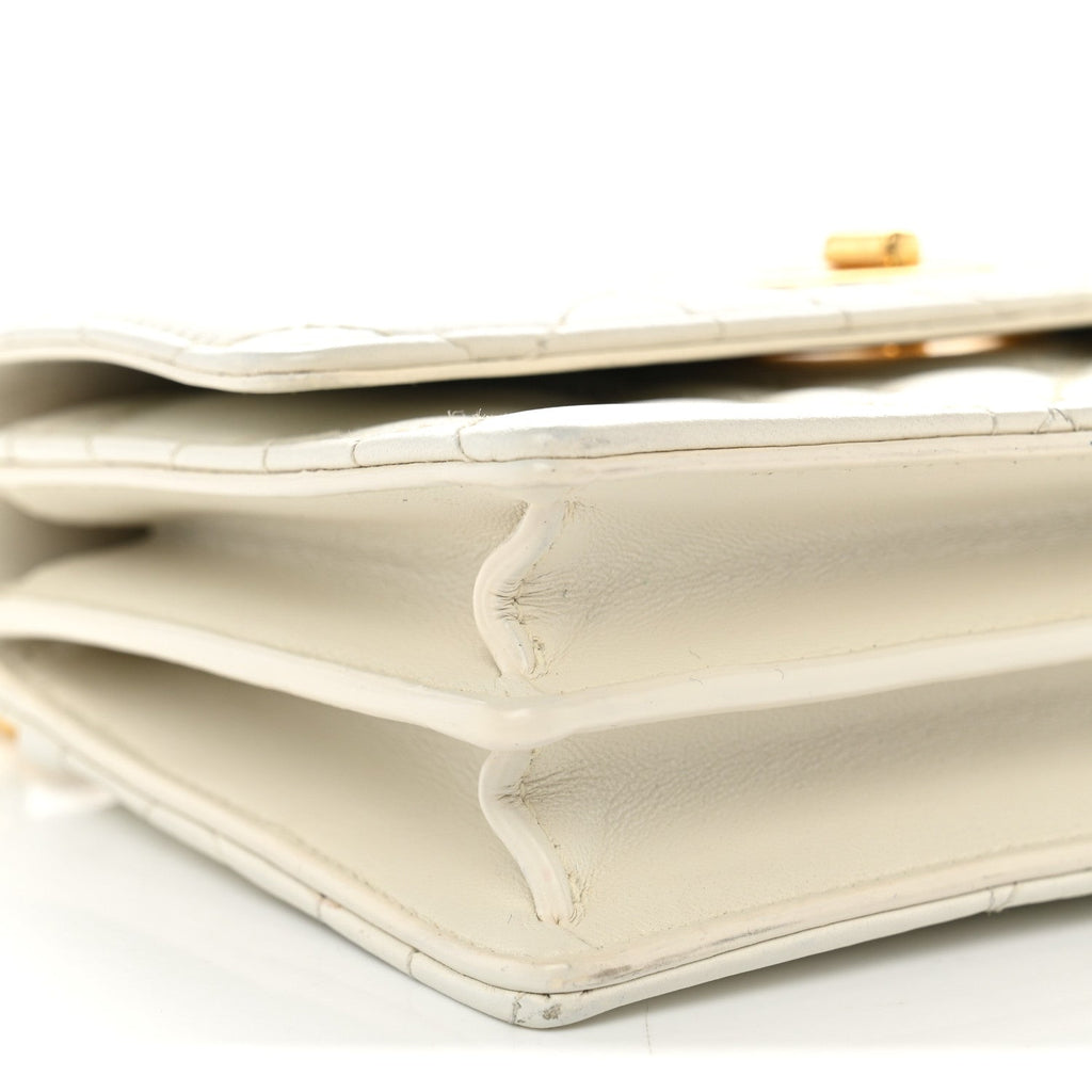 Lambskin Macrocannage Mini Miss Caro Bag Latte wholesalehk.shop
