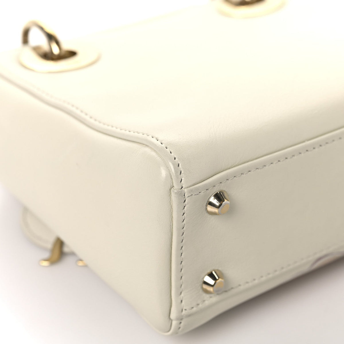 Calfskin Niki De Saint Phalle Dioramour Mini Supple Lady Dior White Multicolor wholesalehk.shop