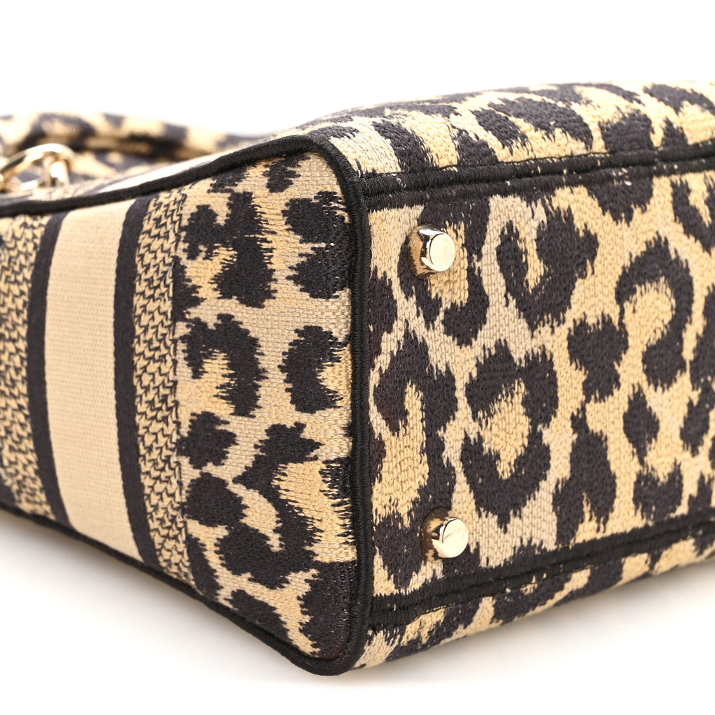 Canvas Medium Mizza Embroidered Lady D-Lite Beige Multicolor wholesalehk.shop