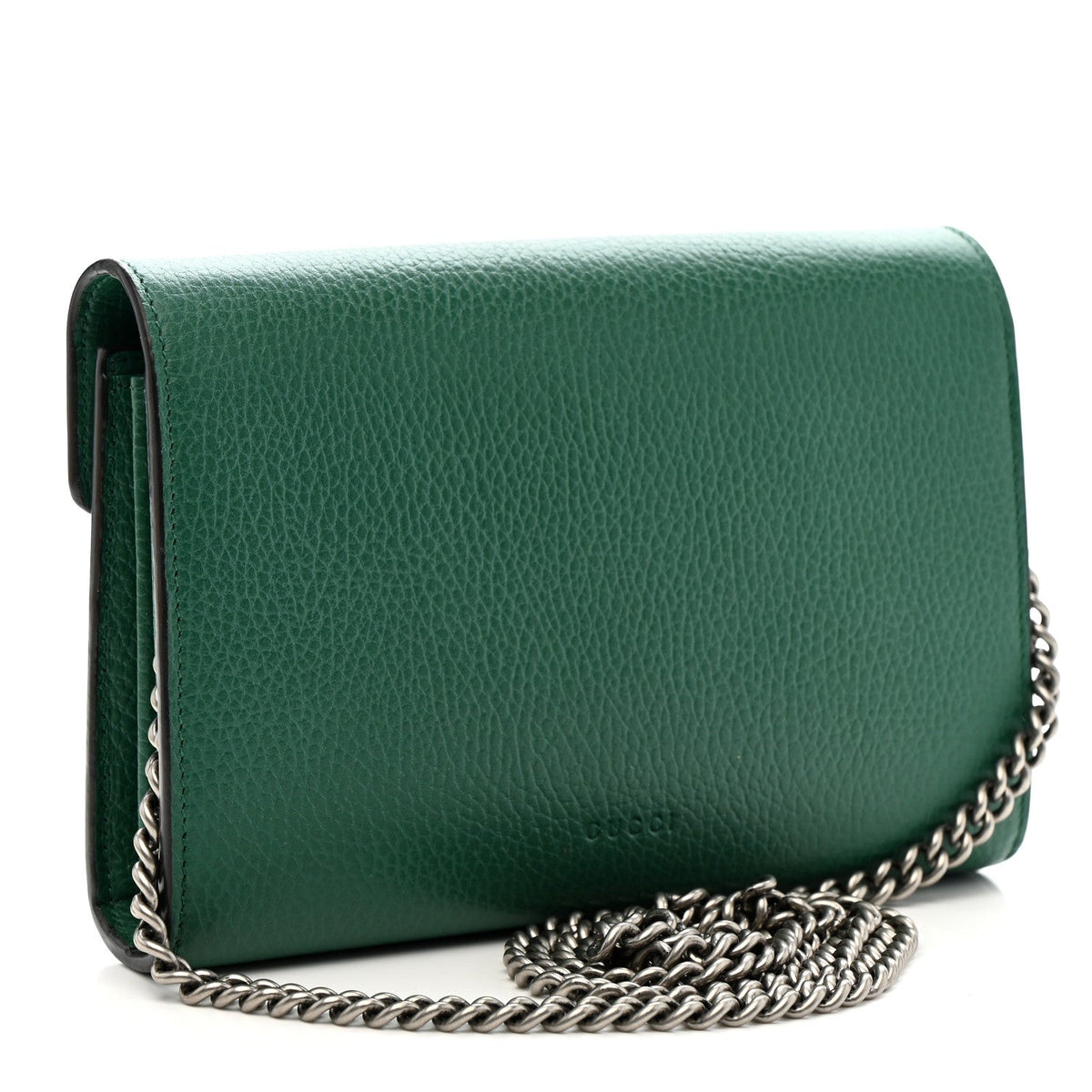 Calfskin Mini Dionysus Chain Wallet Emerald wholesalehk.shop