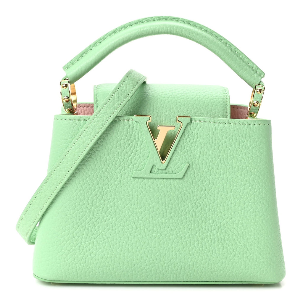Taurillon Mini Capucines Vert Pomme £¨ Direct shipment via from wholesalehk.shop