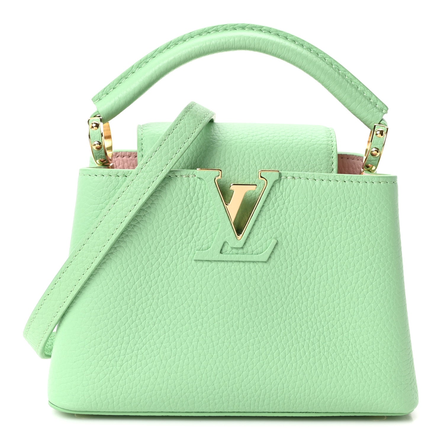 Taurillon Mini Capucines Vert Pomme £¨ Direct shipment via from wholesalehk.shop