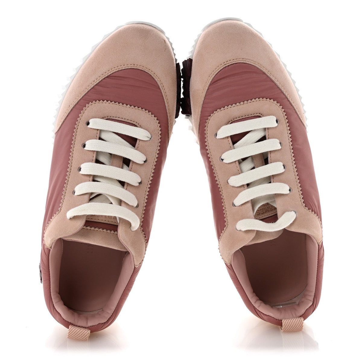 Parachute Fabric Suede Goatskin Bouncing Sneakers 35 Rose Rose Opaline wholesalehk.shop