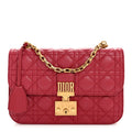 Lambskin Cannage Large Dioraddict Flap Red wholesalehk.shop