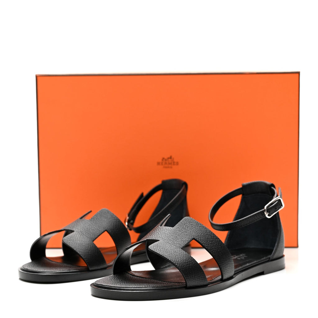 Epsom Santorini Sandals 36 Black wholesalehk.shop