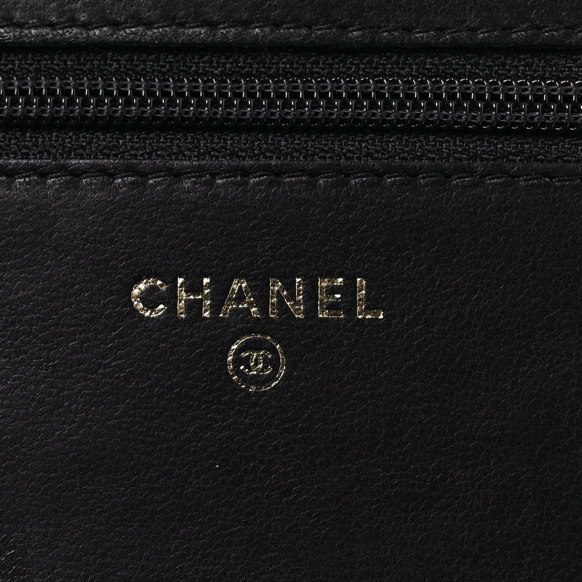 Lambskin Studded Wallet on Chain WOC Grey wholesalehk.shop