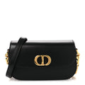 Box Calfskin 30 Montaigne Small Avenue Bag Black wholesalehk.shop