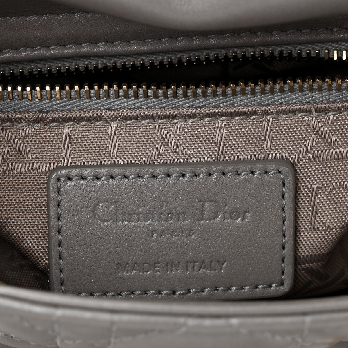 Lambskin Cannage Mini Lady Dior Gray Opaline Gray Opaline wholesalehk.shop