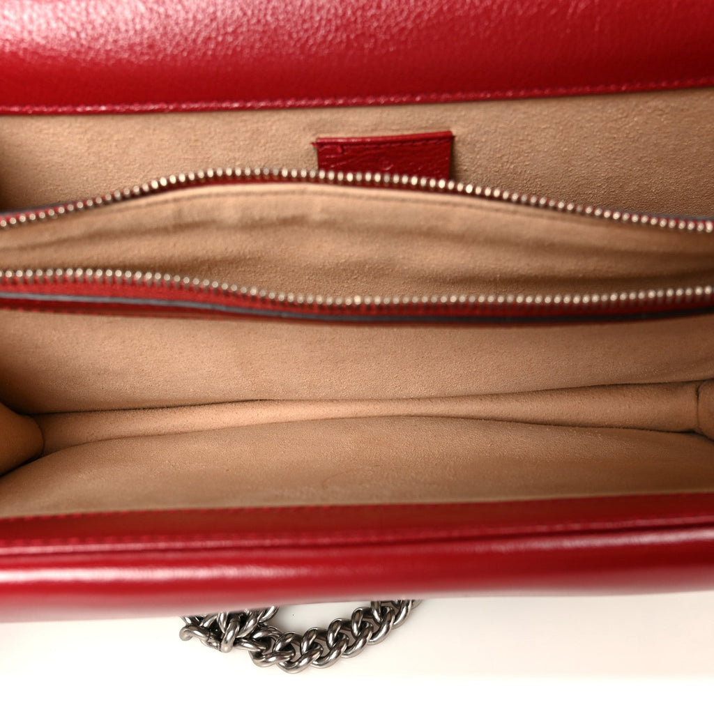 Tweed GG Monogram Small Dionysus Shoulder Bag White Black Romantic Cherry wholesalehk.shop