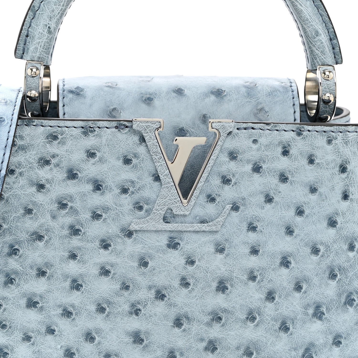 Ostrich Capucines Mini Blue Denim £¨ Direct shipment via from wholesalehk.shop