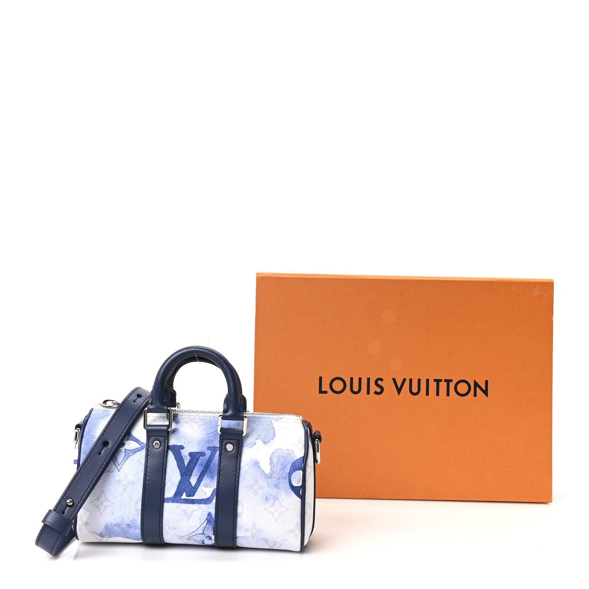 Monogram Watercolor Keepall XS Blue wholesalehk.shop