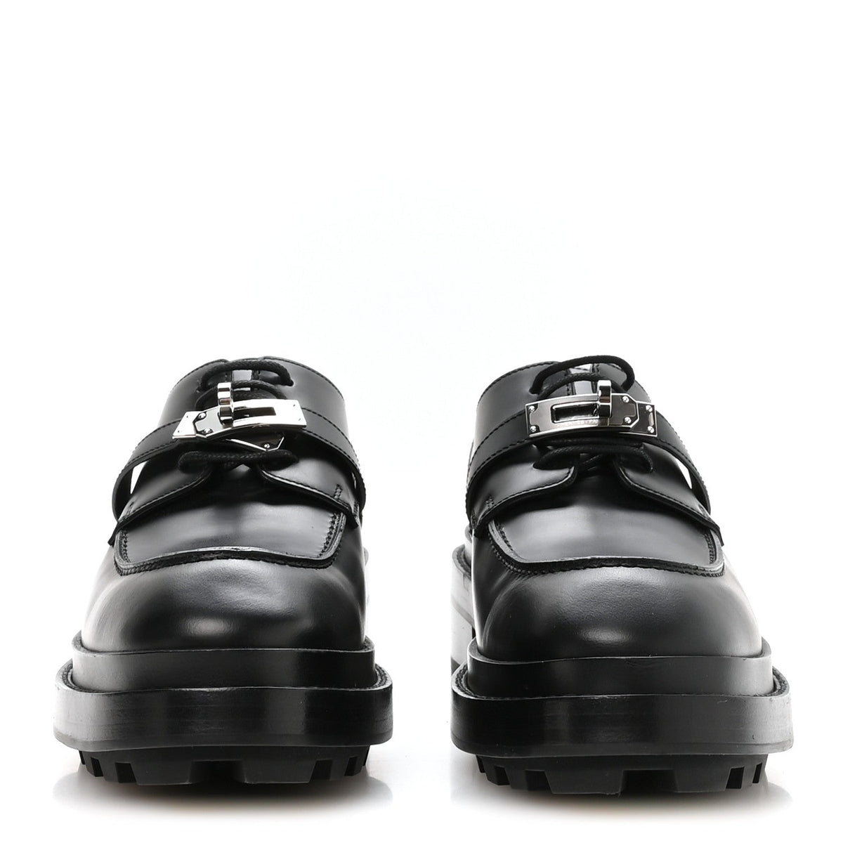 Glossed Calfskin First Oxford 39 Black wholesalehk.shop