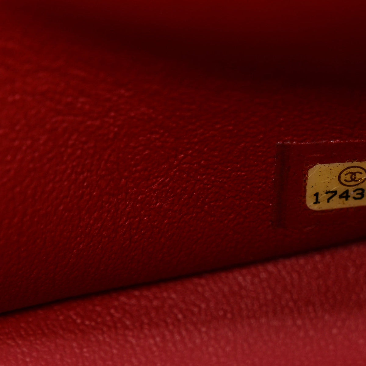 Lambskin Quilted Jumbo Double Flap Red wholesalehk.shop
