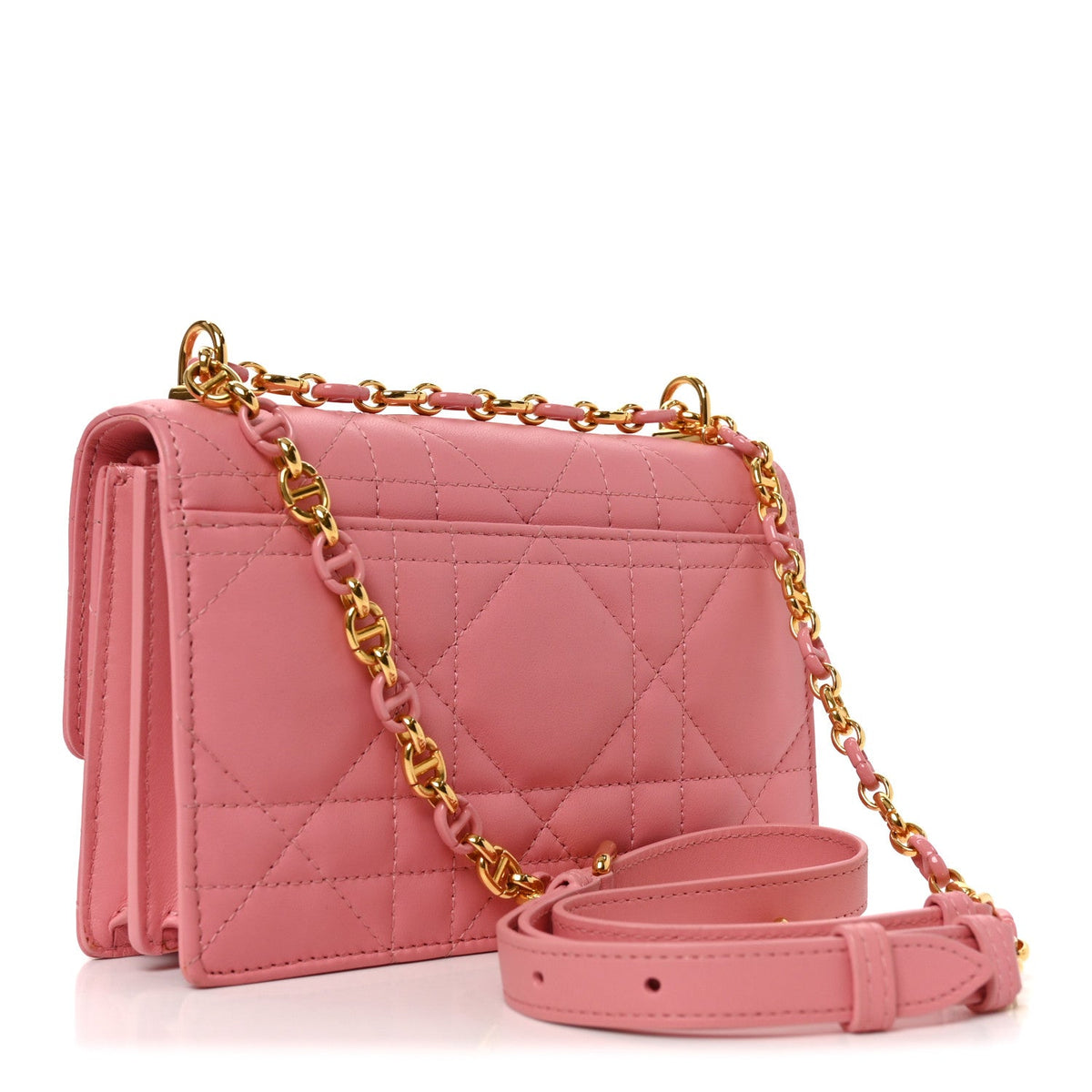 Lambskin Macrocannage Mini Miss Caro Bag Pink wholesalehk.shop