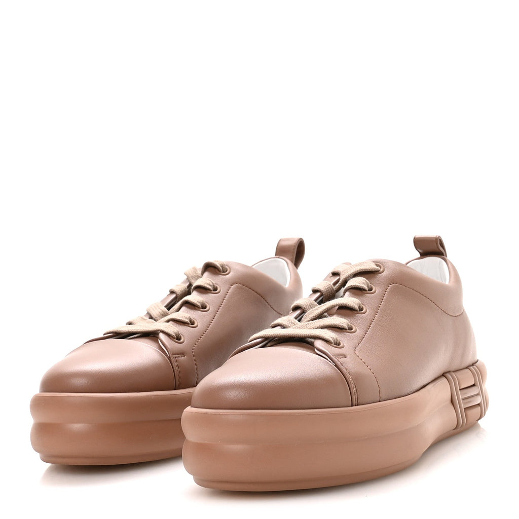 Calfskin Womens Happy Sneakers 37.5 Rose Perle wholesalehk.shop