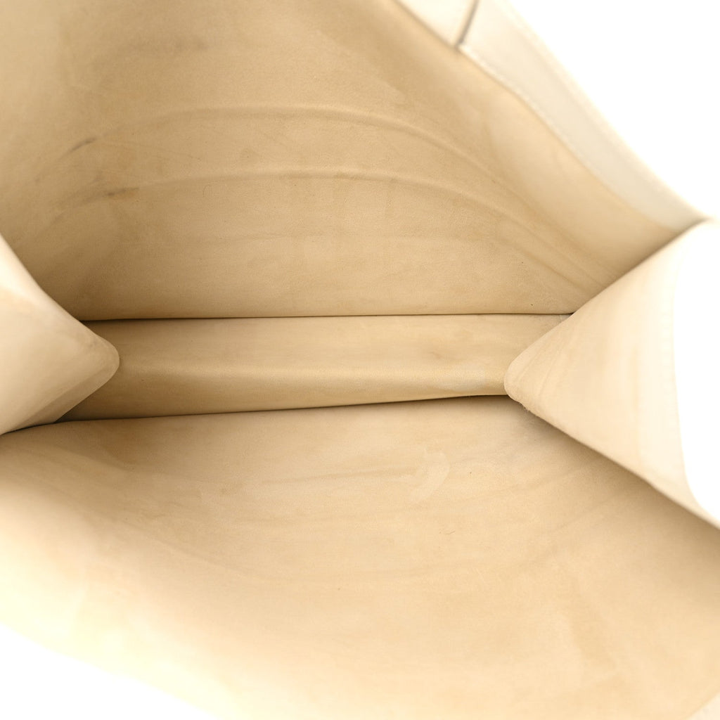 Calfskin Large Surrealism Book Tote Ivory £¨ Direct shipment via from wholesalehk.shop