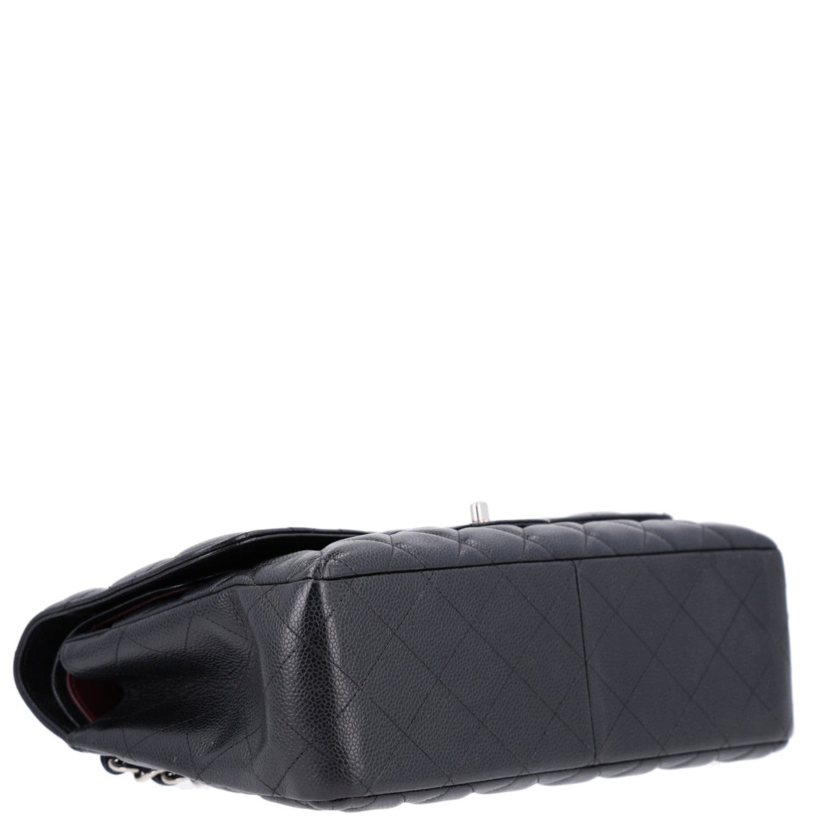 Caviar Quilted Jumbo Double Flap Black wholesalehk.shop