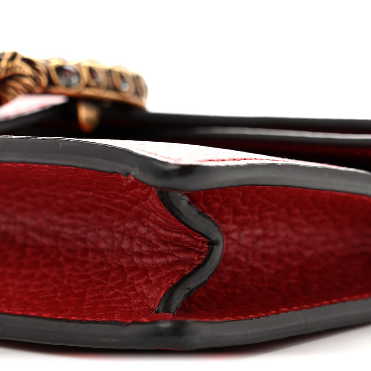 Calfskin Swarovski Crystal Super Mini Dionysus Shoulder Bag Hibiscus Red wholesalehk.shop