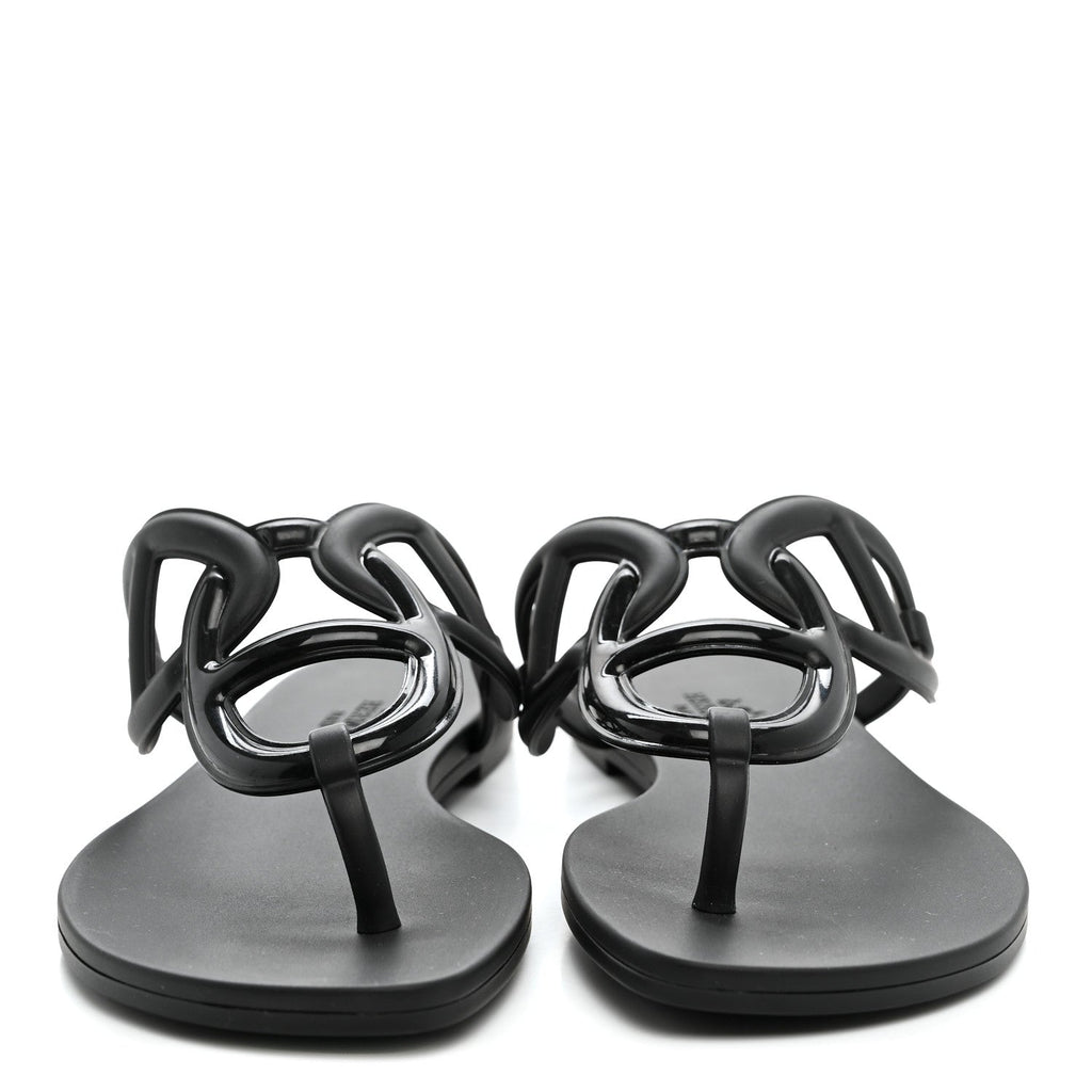 Rubber Womens Egerie Sandals 36 Black wholesalehk.shop