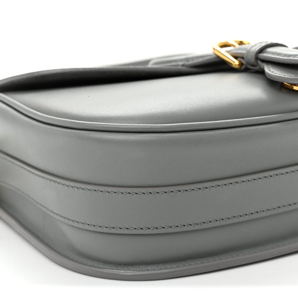 Box Calfskin Medium Bobby Flap Gray wholesalehk.shop