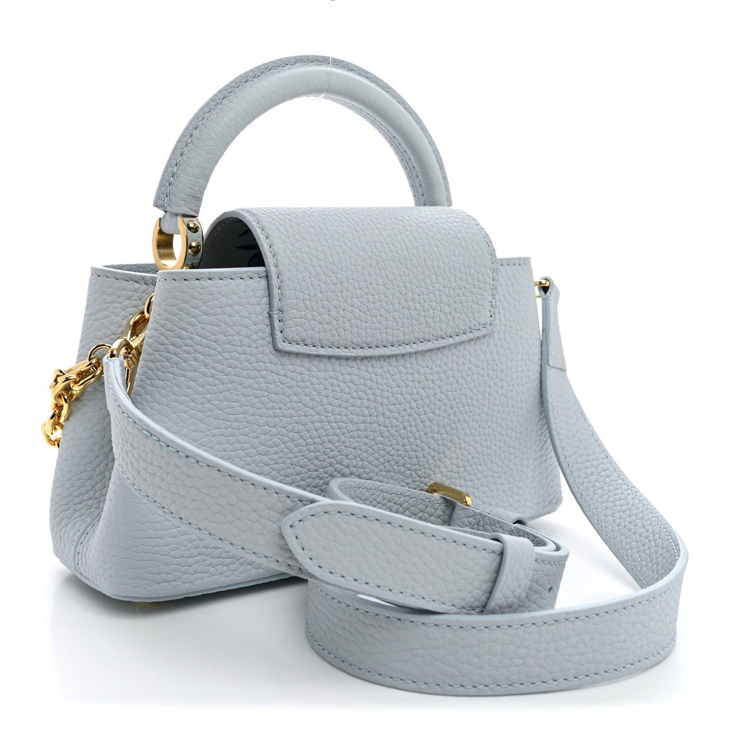 LV X TM Taurillon Capucines East West Mini Olympe Blue £¨ Direct shipment via from wholesalehk.shop